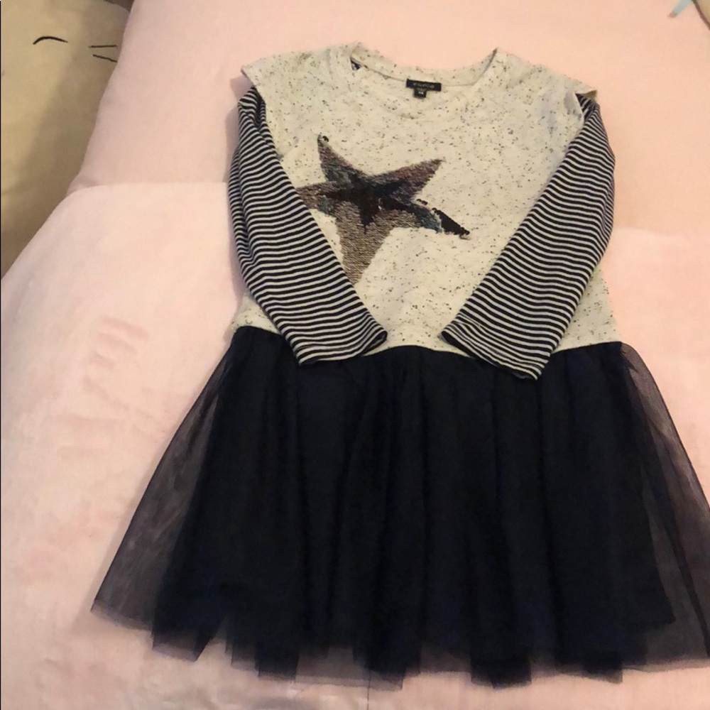 Zunie long sleeve tutu dress